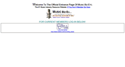 Desktop Screenshot of music-biz-etc.rtsabm.com